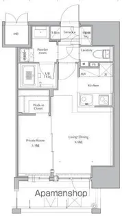 ネストピア天神東Ⅲ【12階】の間取り