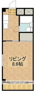 ハピネス優【3階】の間取り