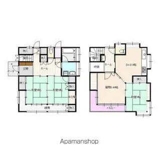 岩手県盛岡市山岸3丁目【一戸建】の間取り
