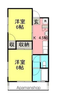 サニースクエア【301号室】の間取り