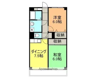カーサフェリーチェ【206号室】の間取り