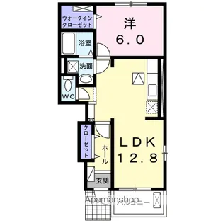 アルカンシエル【1階】の間取り