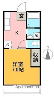 デイライト弥生【2階】の間取り