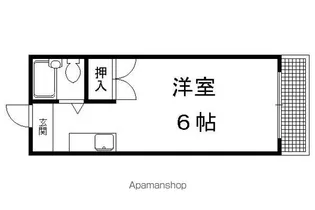 NEWハウス上田【108号室】の間取り