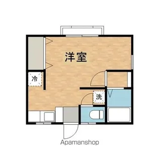 コーポ谷【106号室】の間取り