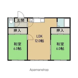 チセイハウスA【2階】の間取り