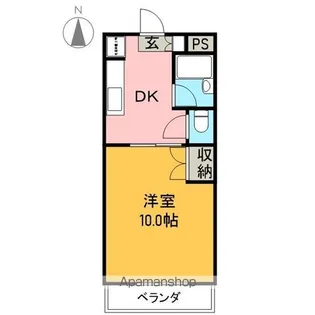 エレガントライフIII【1階】の間取り