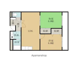 ボンソワールⅡ【2階】の間取り