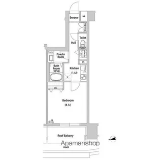BLESS西巣鴨【8階】の間取り