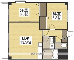 ベルフォーレ【2階】の間取り
