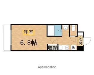 ヒルサイド柚木【409号室】の間取り