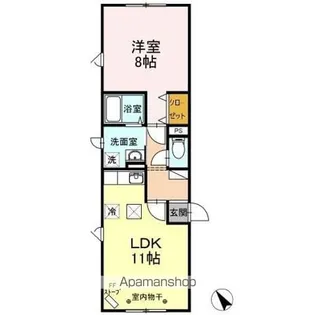 コートロティ【2階】の間取り