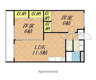 エクセレントビューⅡ【101号室】の間取り