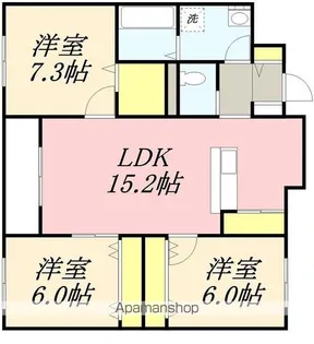 クレールマンション杉並(CLAIR MANSION 杉並)【202号室】の間取り