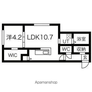 LIISA OTARU(リーサ小樽)【1階】の間取り