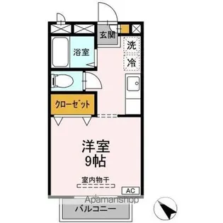 マロン・クレール【205号室】の間取り