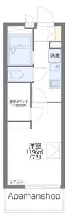 レオパレス南一番【3階】の間取り