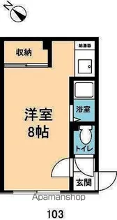 パブリックヴィラⅢ【203号室】の間取り