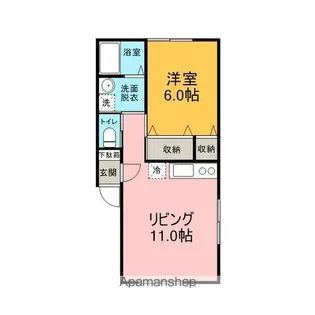 グランドヒルズ【A202号室】の間取り