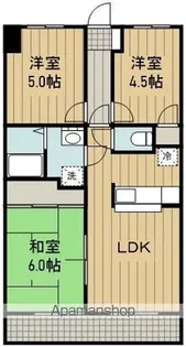 メゾンドカナール【2階】の間取り