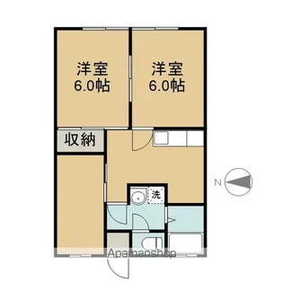 ジークⅢ【202号室】の間取り