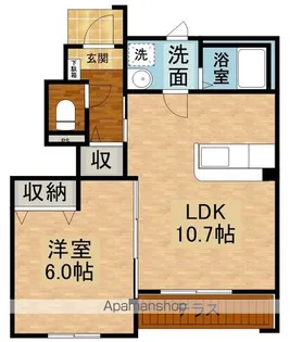 アイリス【1階】の間取り