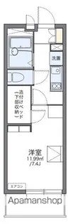 レオパレス小本西【302号室】の間取り