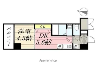 GRANPASEO菊川【3階】の間取り