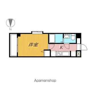 レアレジデンス稲毛【3階】の間取り