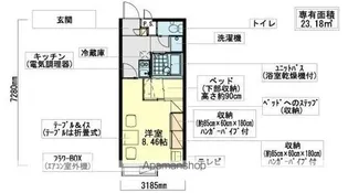 レオパレスGーⅢ【2階】の間取り