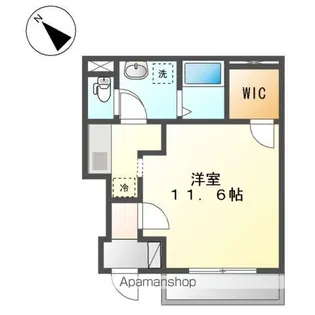 クレシア【1階】の間取り