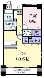 ベルクリーベ【3階】の間取り