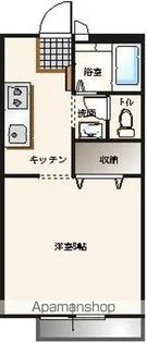 ガーデンコートジャスミン A棟【1階】の間取り