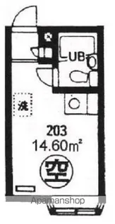 東京都新宿区荒木町【マンション】の間取り