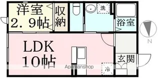 LA CASA RURAL【202号室】の間取り