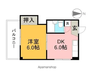 武田マンション(北本町)【3階】の間取り