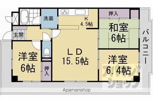 ラポート折坂【501号室】の間取り