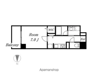 プレミアムコート新栄【7階】の間取り