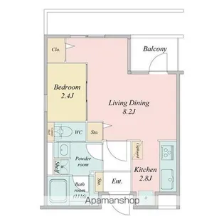 ローレルフラット【3階】の間取り