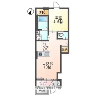 サクラーレ成城【1階】の間取り