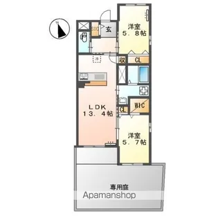 LA MAISON DU REVE (ラ・メゾン・デュ・レーヴ)【1階】の間取り
