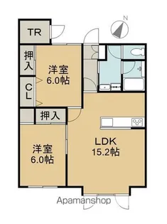 TMハイツB【104号室】の間取り