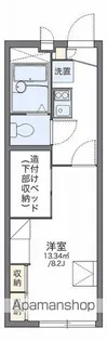 レオパレスサンフォレストⅡ【1階】の間取り