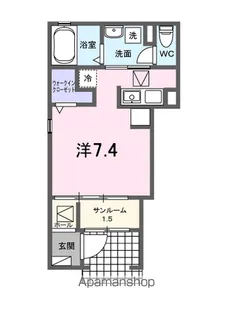 Cowbell Court【1階】の間取り