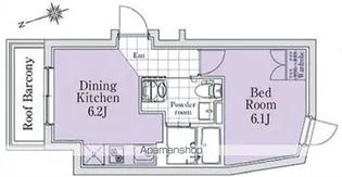 東京都渋谷区代々木5丁目【マンション】の間取り