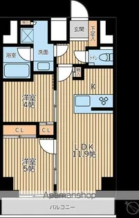 CITYLUXYOKOHAMA【9階】の間取り