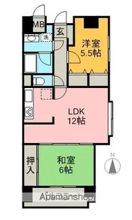 エアーズ港町【4階】の間取り