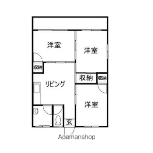 コーポラス与儀【201号室】の間取り