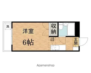 グランドール堀口1【307号室】の間取り