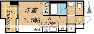 ラヴィータ410【6階】の間取り